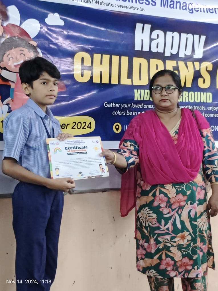 Children's Day Celebration 2024 by IIBM & CED Patna: A Creative Success